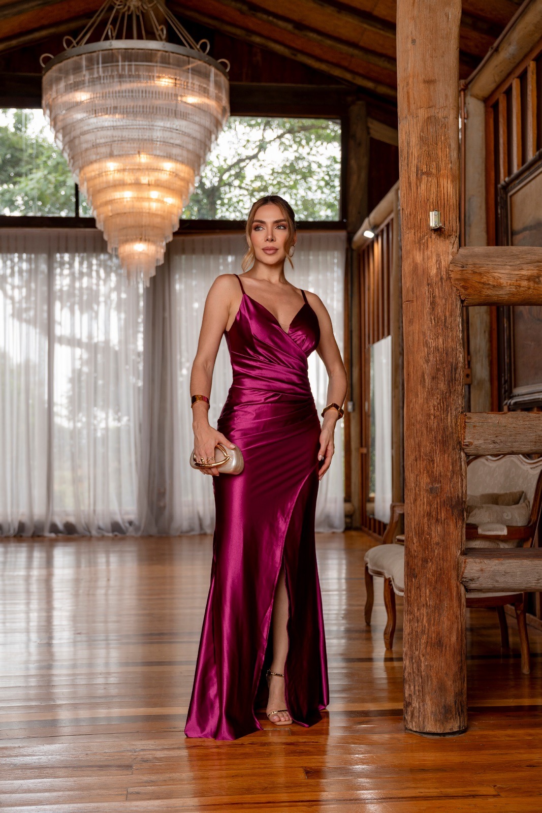 Vestido magenta
