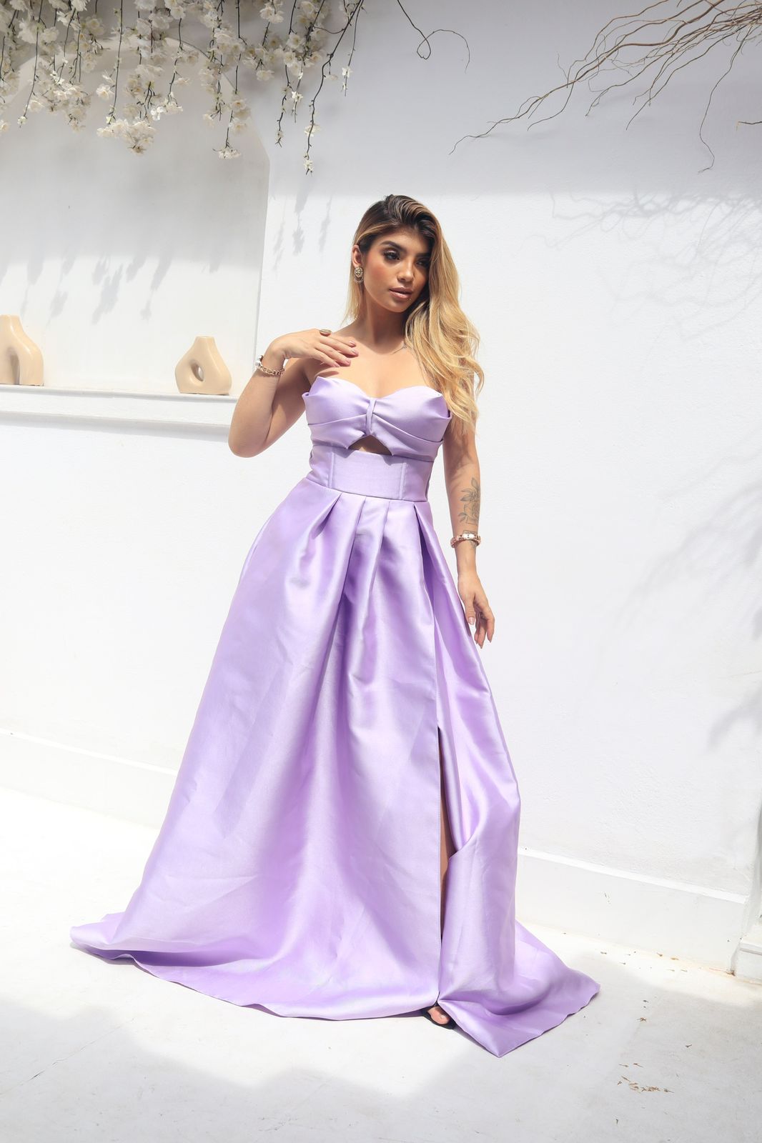 Vestido lavanda